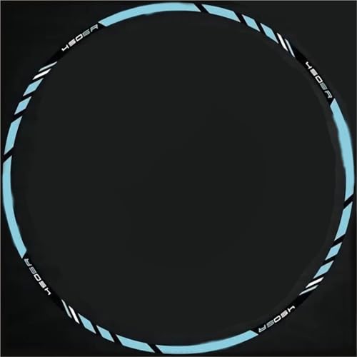 Autocollant Réfléchissant Sécurité Pneu CFMOTO 400NK Bande Jante Turquoise Visibilité
