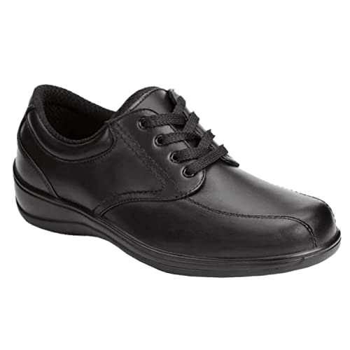 Orthofeet Women's Marcy Oxford Shoes Black