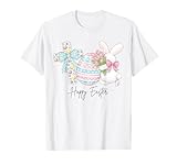 Parfait pour le dimanche de Pâques, les événements à l'église, les réunions de famille, les fêtes de printemps et les occasions basées sur la foi. Adorable illustration de lapin avec détails floraux pour créer un look chaleureux et réconfortant apprécié par les femmes, les filles, les enfants et les croyants.