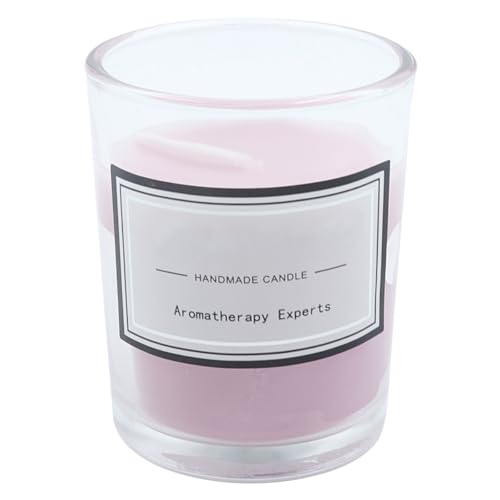 ZONADAH Velas aromáticas de rosas románticas de cielo estrellado, taza de cristal, aromaterapia, velas de soja, mezcla de cera natural, juego de regalo para mujeres, cumpleaños, boda, cena a la luz de