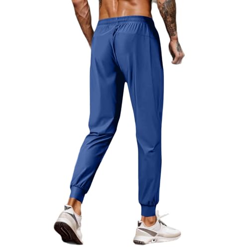 Men's Lightweight Hiking Pants Quick Dry Breathable Running Pants Zipper Pockets Athletic Active Joggers Sweatpants3