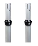 Urquid Linen, Pipe and Drape Adjustable Uprights (poles) for Drape Systems for Backdrops, Trade...