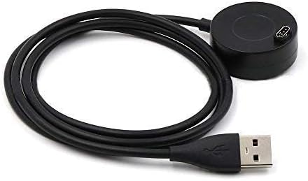 E ECSEM Fenix 6/6S/6X Charger Charging Stand, Dock Station Cradle Holder with 1m USB Cable(2Black)