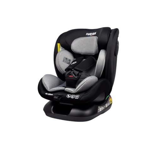Seggiolino auto per bambini - Taglia I 40-150 cm - Aggiornabile dalla nascita a circa 12 anni - Gruppo 0+/1/2/3 - Attacchi per cintura di sicurezza