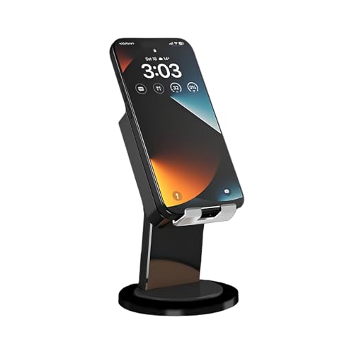 Altavoz de inducción, inducción de Sonido estéreo inalámbrico, Soporte de teléfono Inteligente para Escritorio, para Hombres y Mujeres, Regalos de de Navidad, hogar, Oficina, Escuela, Viajes