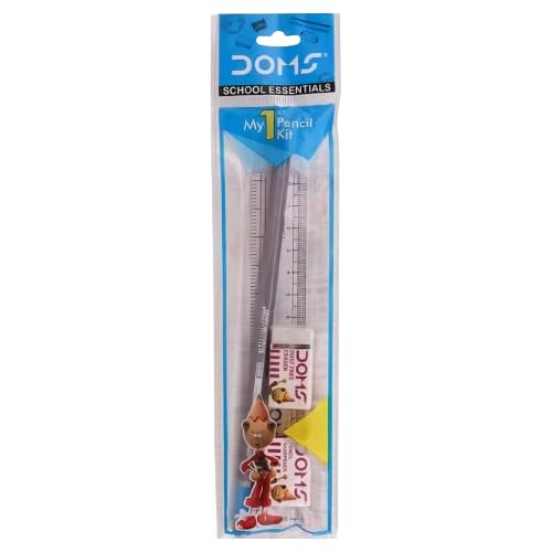 Doms My 1st Pencil Kit X20 | For Dark & Neat Writing | Perfect Value Pack | Kit For School Essentials | Includes Pencil, Scale, Sharpner & Eraser | Pack of 20 Kits (B078PG39GX) Amazon Price History, Amazon Price Tracker