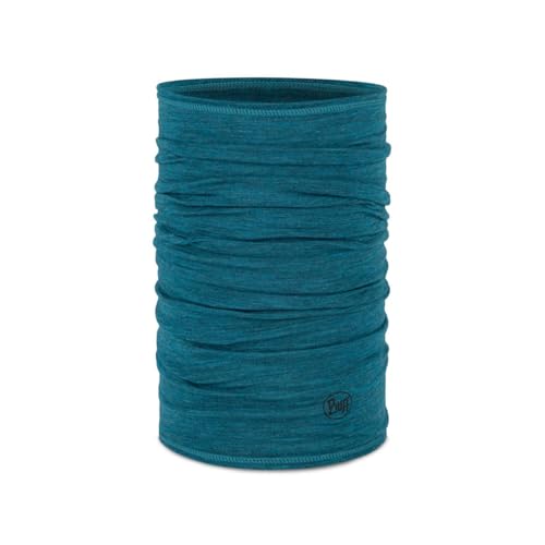 Buff®| Schlauchschal Merino Lightweight Männlich Weiblich Erwachsene Multifunktionaler Schal aus 100% Merinowolle, Wandern, Outdoor, Nachhaltig, Leicht, Schlanke Passform, Einheitsgröße, Vert