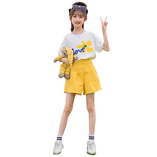 [OUBINEWER] q ̎q tVc V[gpc ㉺2_Zbg JWA ĕ X|[cEFA 110-160cm WjA _Xߑ q (110, CG[)