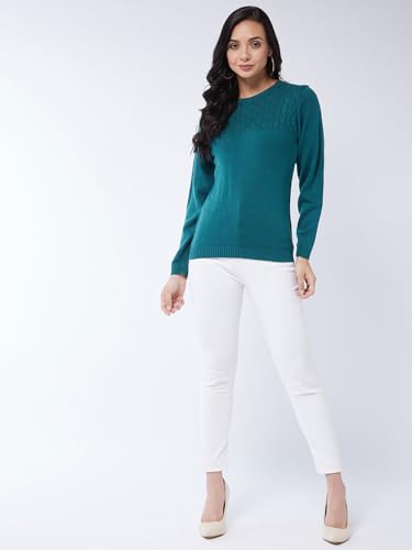 Image of Modeve Women Round Neck Casual Sweater for Winter||Winterwear||