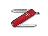 Victorinox, Taschenmesser, klein, Escort, 58 mm, rot (6 Funktionen, Klinge, Schraubendreher 2.5 mm, Ring, Nagelfeile)