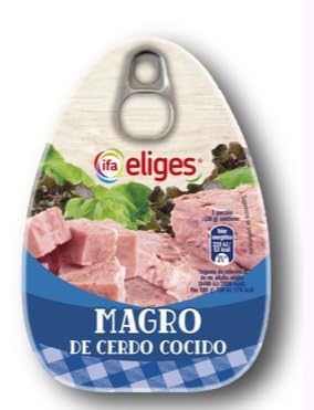 Ifa Eliges Jambon Cuit Extra Porc Magro, Faible en Gras, Pack de 3 Boîtes de 220g