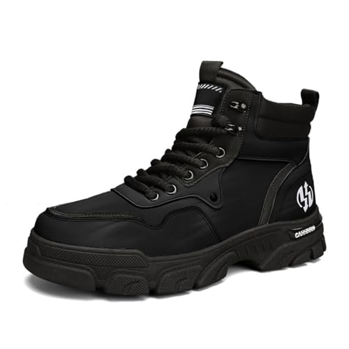 [MAKAY] バイクシューズ メンズ 厚底 バイクブーツ ライディングシューズ...