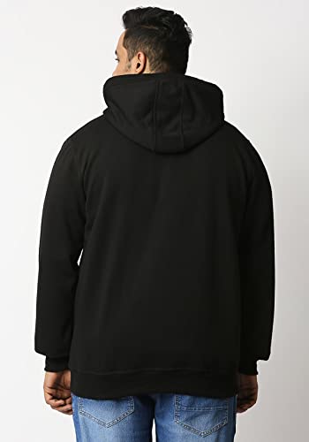 Image of Wear Your Opinion Men's Plus Size Fleece Zipper Hoodie Jacket