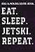BBQ Smoking Recipe Book Eat Sleep Jetski Repeat Athletic Beach Summer Sports Meme: Jetski Gifts for Grandpa:Pitmaster Journal Notebook for Testing and ... cook temps, times, and more!,High Performance