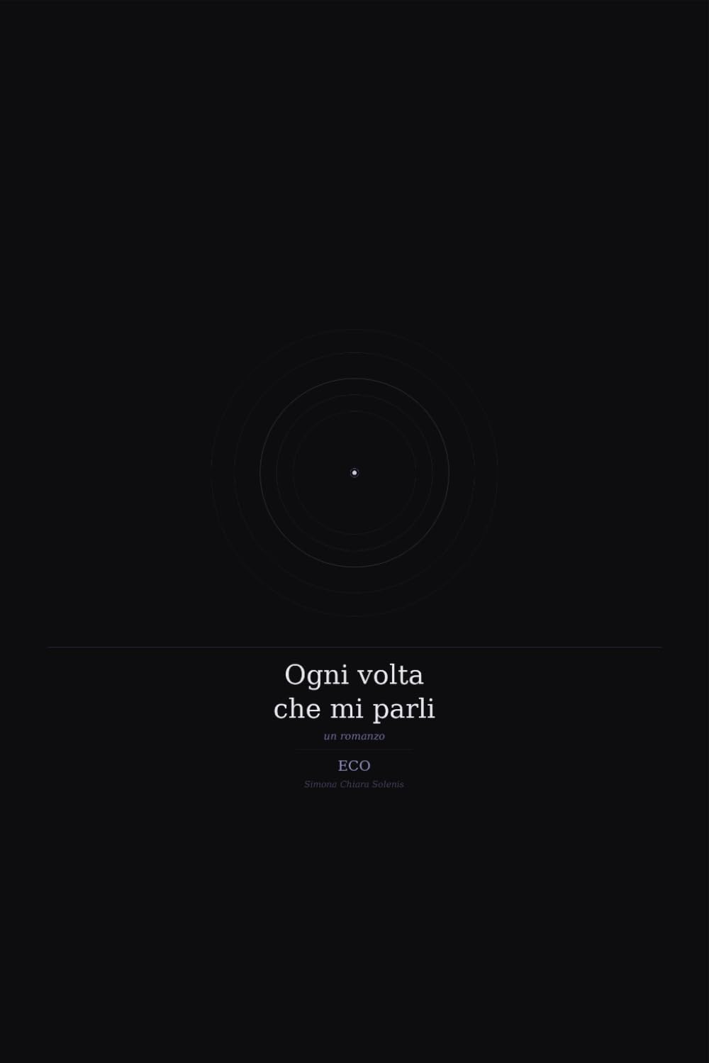 Ogni volta che mi parli