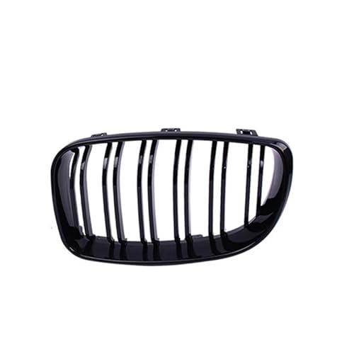 Grille radiateur pour BMW E81 E87 E82 E88 noir brillant calandre avant double barrette 2007-2011 - 2
