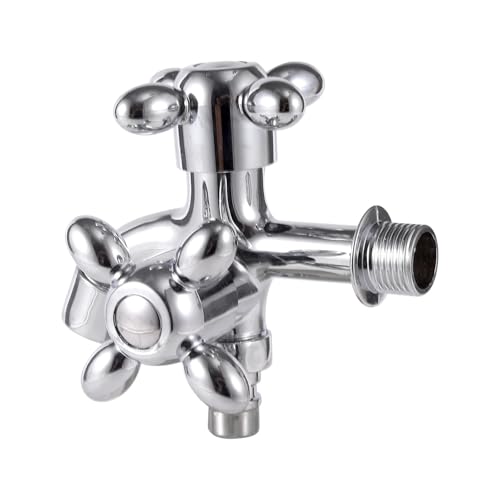 Robinet d'eau à double sortie 1/2" avec commande indépendante pour l'irrigation