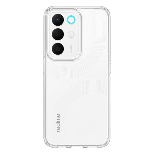 Image of COVERBLACK Soft Rubber Silicon Clear Case Back Cover Compatible for Realme 15x 5G - Transparent