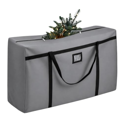 Image of Christmas Tree Storage Bag, Fits 4 /5 Ft Artificial Trees, Grey