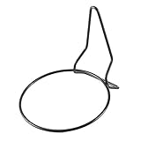 Resistente a la corrosión: anillos de maceta de pared hechos de hierro sólido, textura dura con un material con recubrimiento en polvo, el hierro forjado no se astilla ni se corroe, es fácil de instalar y resistente de usar.