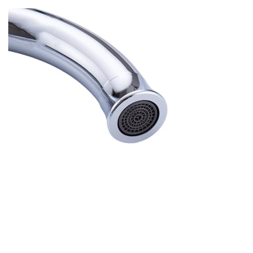 Grifo de cocina de latón cromado con diseño monomando sobre cubierta 7