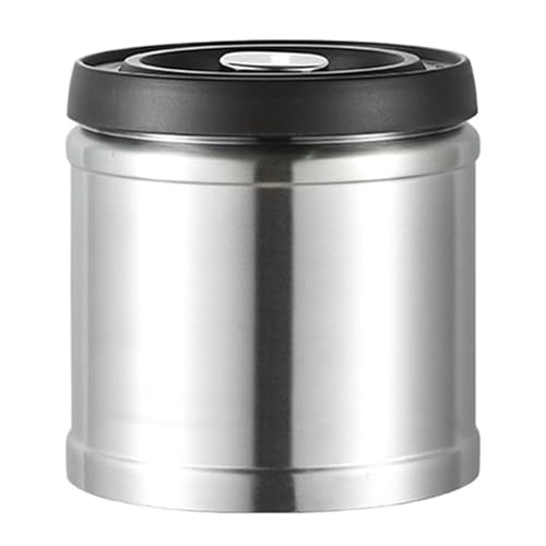 真空密閉コーヒーキャニスター 豆保存容器 抽出密閉タンク(Sliver 1600ml)