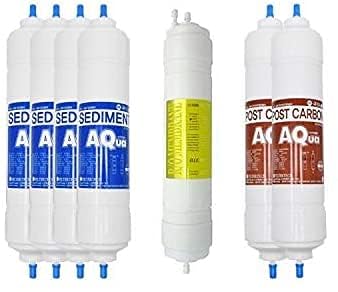 7EA FilterTech P-07QL Replacement Water Filter 1 Year Economy Set: 0.001 Micron for Coway P-07QL