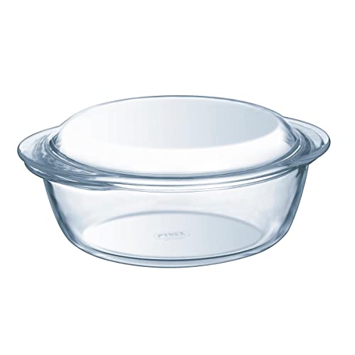 Pyrex Round Casserole 1.3 L Classic white