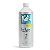 Recambio de desodorante natural en spray Salt of the Earth - Sin perfume, 1000ml