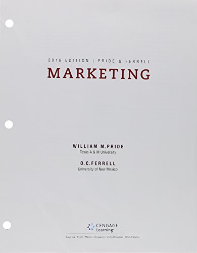 Bundle: Marketing 2016, Loose-leaf Version, 18t... 1305718615 Book Cover