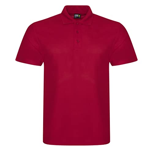 Prortx Rx105 Pro Polyester Polo Shirt - Red - 2Xl