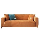 PENDEJATO Stretch Sofa Slipcover, Soft Velvet Sofa Couch Covers with Pillowcase Furniture Protector