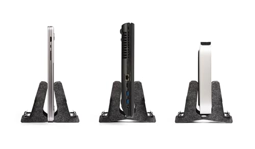 Soporte Vertical para Laptop Durable con Estante para Móvil miniatura 4