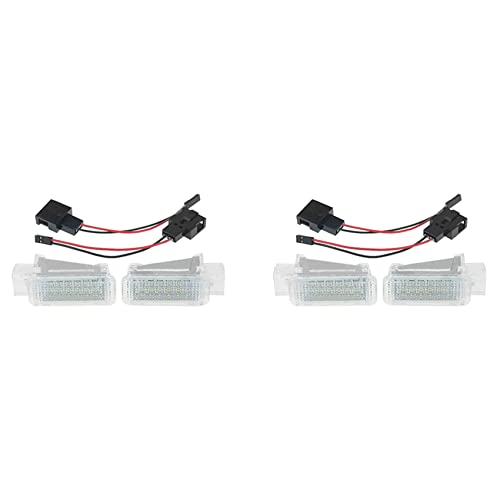Luz de maletero de coche Audi A6 C7 Q3 TT recambio de plafón interior LED de puerta 4X