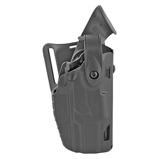 Safariland 7360 ALS/SLS, Level 3 Retention Duty Holster, Mid Ride, Fits: Sig Sauer P250, P320 Compact 9mm.40 - Black - STX Plain, Right Hand