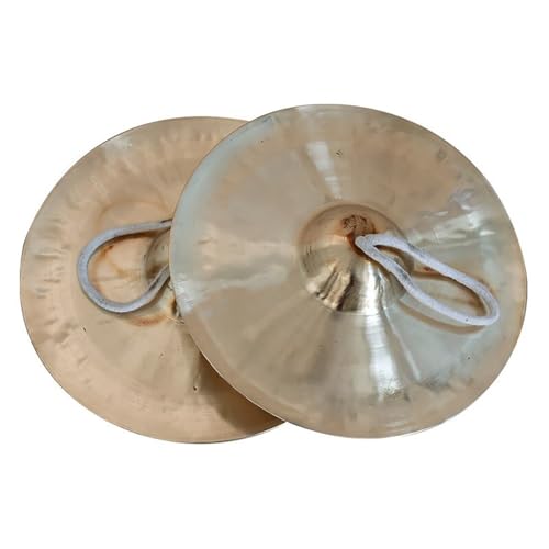 Cymbales en cuivre de 13 pouces plates au son puissant pour opéra chinois
