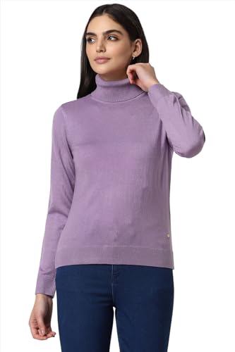 Image of Van Heusen Women's Acrylic Turtle Neck Sweater