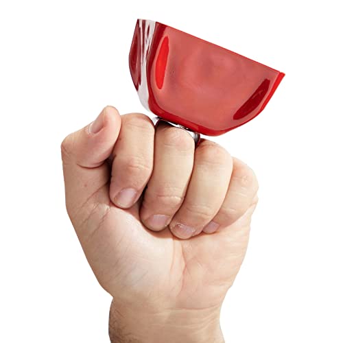 BLUE PANDA Mini Cowbell - Red Cowbells for Sporting Events - Noise Makers for Sporting Events - Celebration Noise Makers - 3-Inch, Iron, Pack of 12 by BLUE PANDA - Image 5