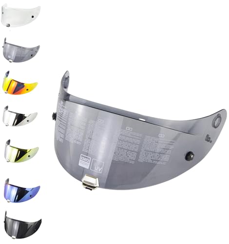 EvoParts Visiera Hj-26 per casco Hjc Rpha 70 - Rpha 11 pinlock ready e tear off ready (Nero 30%)