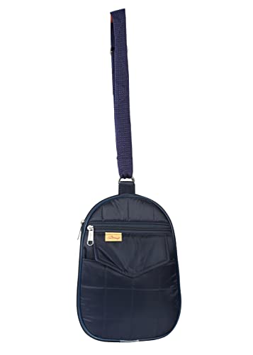 Image of New Folding 16 Inches PU Casual Travelling Bag 1 Main Compartments with Two Side Zippered Pockets for Men /Women (Blue)