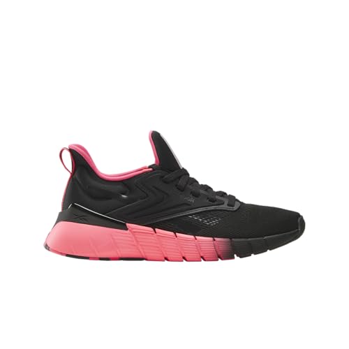 Reebok Women's Nano Gym Sneaker, Black/Pink Blast, 7 US