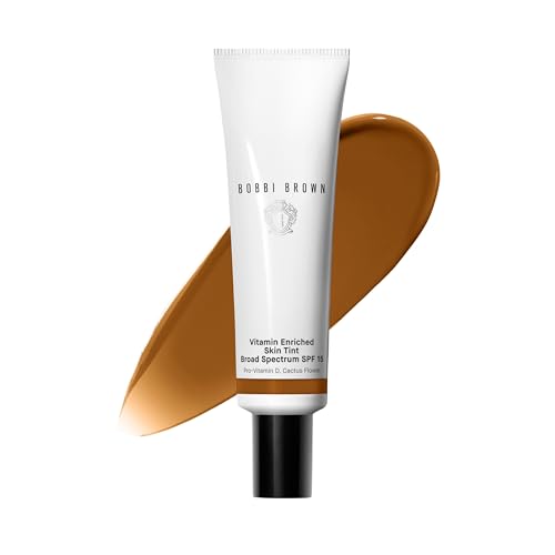 Bobbi Brown Vitamin Enriched Skin Tint SPF 15 | Broad Spectrum SPF Skin Tint | Hydrating Tinted Moisturizer | Vitamins B, C, & E, 1.7 Fl Oz, Deep 2