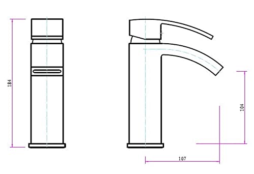 Keenware KBT-538 Belgravia Basin TAp, Chrome - Image 3