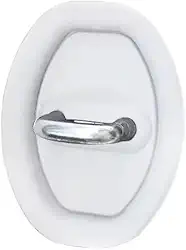 Kit de 4 peças Amortecedor de Borracha Protetor Porta Do Carro Batente Anti Impacto Colisão(BRANCO)