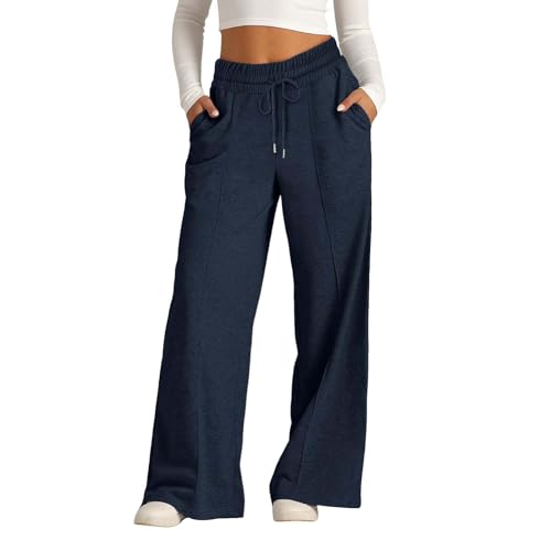 Pantalon décontracté élastique taille basse pour femme active