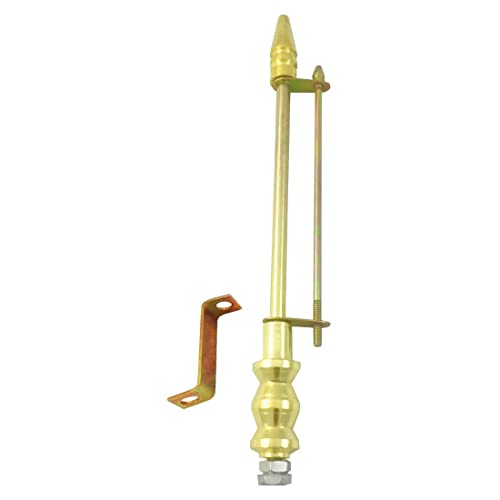 AutokraftZ Golden Car Flag Rod with Bracket – Universal Fit for All Car Models, Judgement Rod/Corner Rod, Stylish Golden Finish, Best for Rallies, Events, Durable & Elegant Vehicle Accessory