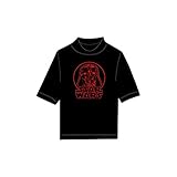 Star Wars Big Boys' Rash Guard in Black (Medium 8-10)