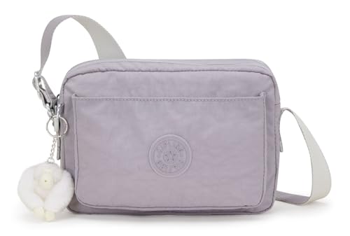 Kipling ABANU M Mittelgroße Umhängetasche, Tender Grey (Grau)