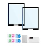 NEEWER X4/X5 Displayschutz Zubehör Set, 2er Pack, Kompatibel mit Insta 360 X5 Insta360 X4 Action Kamera, 9H HD, Kratzfeste Touchscreen Displayschutzfolie aus gehärtetem Glas, CA146