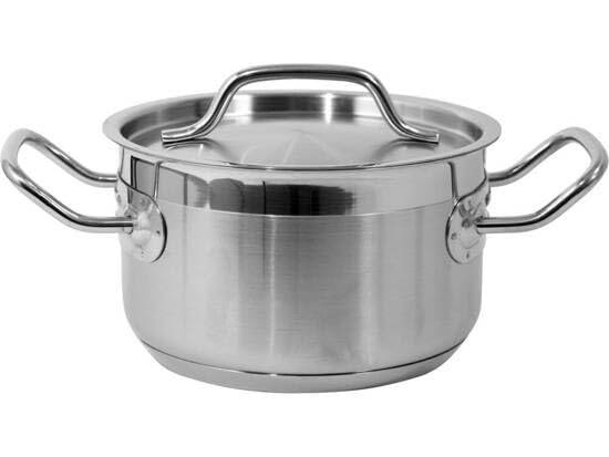 YatoYG-00021 - midium stockpot w/lid ss 16 x 9.5 cm, 1.9 L